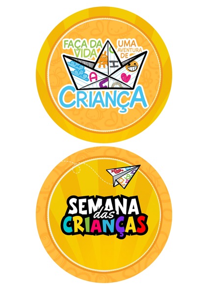 Tags e Adesivos - Semana das Crianças v.3