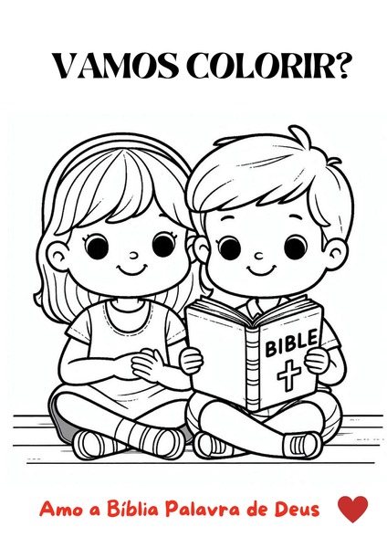 Vamos Colorir - Amo a Bíblia v.2