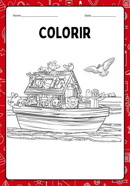 Vamos Colorir - Arca de Noé v.5