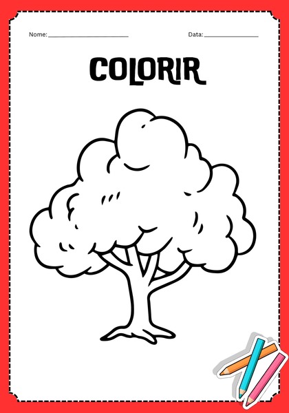 Vamos Colorir - Árvore v.2