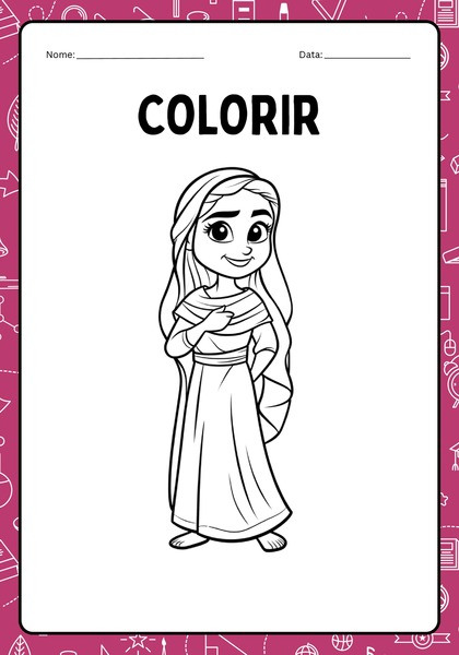 Vamos Colorir - Débora