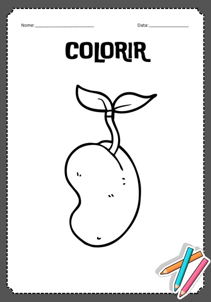 Vamos Colorir - Fruto