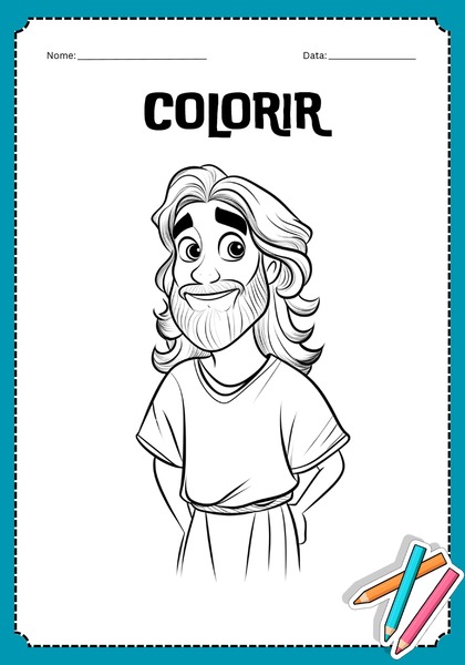 Vamos Colorir - Homem