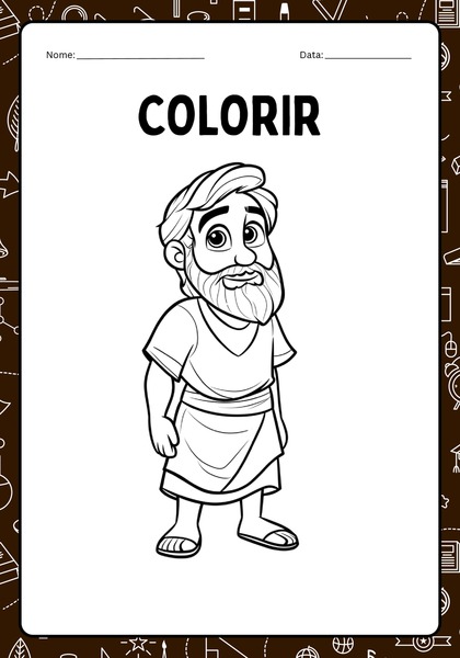 Vamos Colorir - Isaque