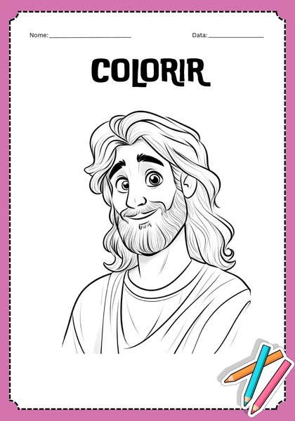 Vamos Colorir - Jesus v.11