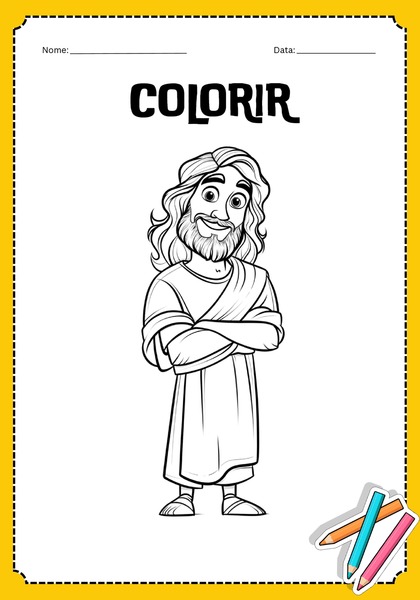 Vamos Colorir - Jesus v.15