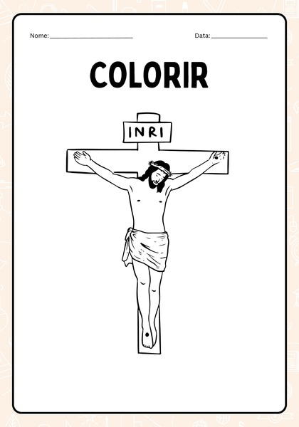 Vamos Colorir - Jesus v.3