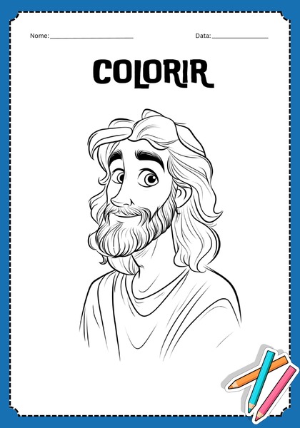 Vamos Colorir - Jesus v.4