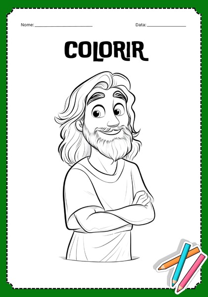 Vamos Colorir - Jesus v.5