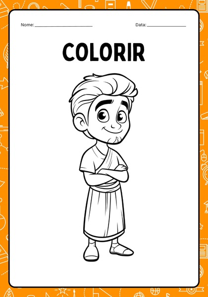 Vamos Colorir - Josué