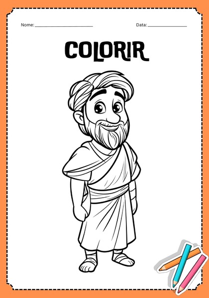 Vamos Colorir - Lázaro v.2