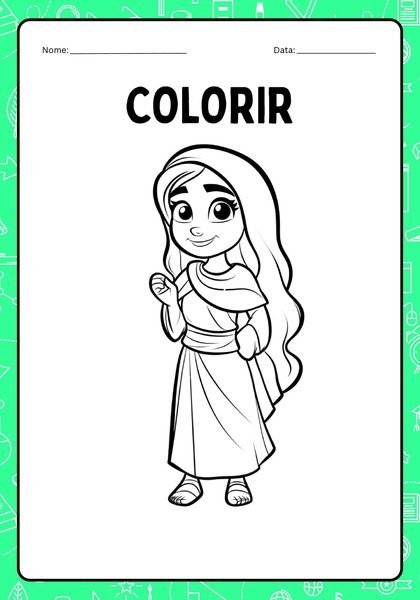 Vamos Colorir - Miriã