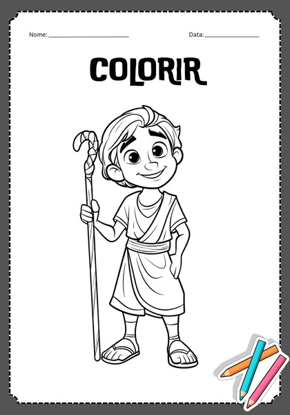 Vamos Colorir - Pastor