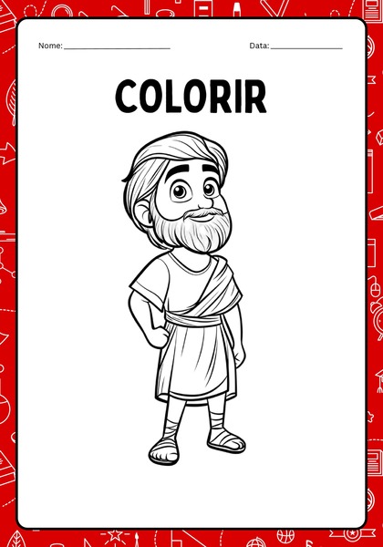 Vamos Colorir - Pedro