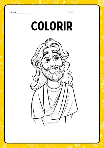 Vamos Colorir - Simão