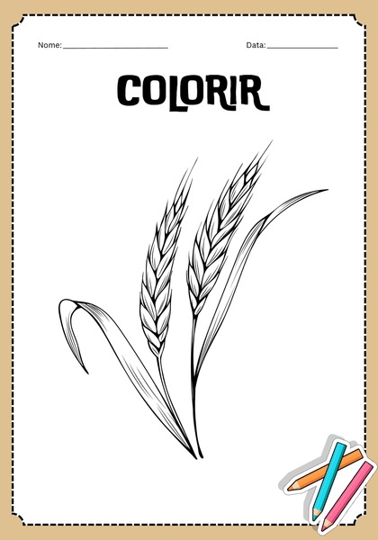 Vamos Colorir - Trigo e Joio